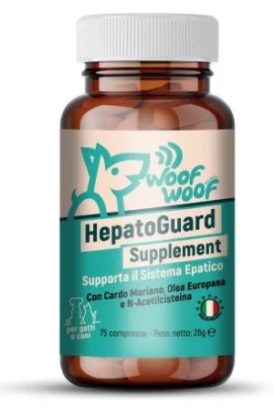 Woof Woof HepatoGuard Supplement 75 compresse