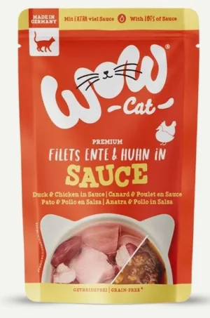 WOW Cat BST Gravy Anatra/Pollo 8 x 85g - Mangime Umido