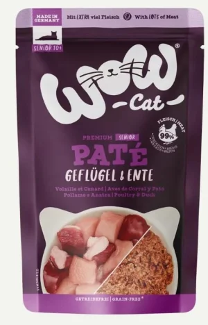 Wow Cat BST Paté Senior Pollo Anatra - 12 x 125g