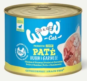 WOW Cat Junior Pollo/Gamberetti 200g - Mangime Umido per Gatti