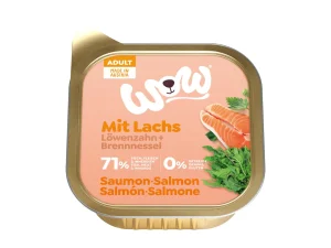 Wow Dog 11 x Gr 150 Salmone - Mangime Umido per Cani