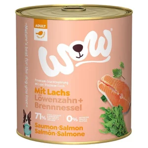 WOW Dog 800g Salmone - Mangime Umido per Cani