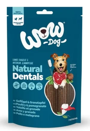 Wow Dog Natural Dentals Pollame 195g - Snack per Cani