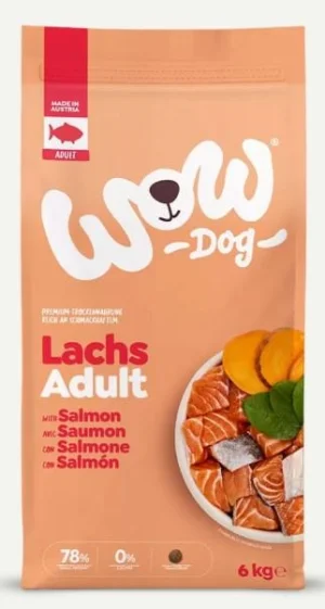 WOW Dog Salmone 6 kg - Mangime Secco per Cani
