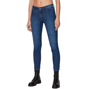 Wrangler Jeans Donna Skinny Authentic Blue