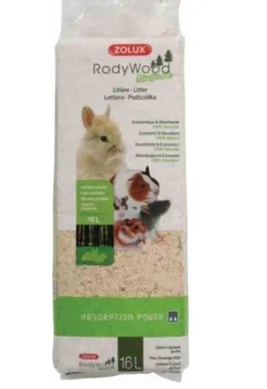 Zolux RodyWood Nature - Lettiera trucioli di pino 16 L/1 kg