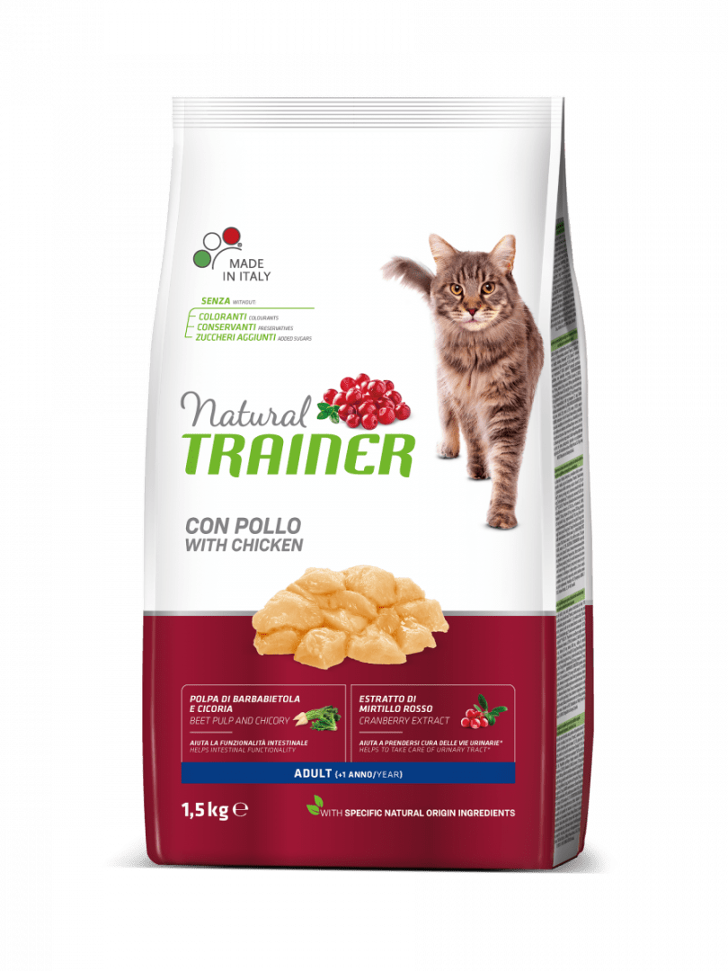Natural Trainer Gatto Adulto Pollo Crocchette