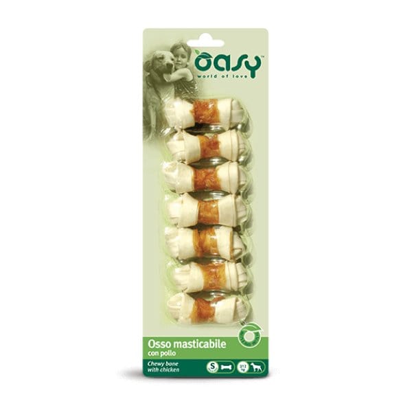 Oasy Ossi Masticabili per Cani con Pollo Small 7 pz