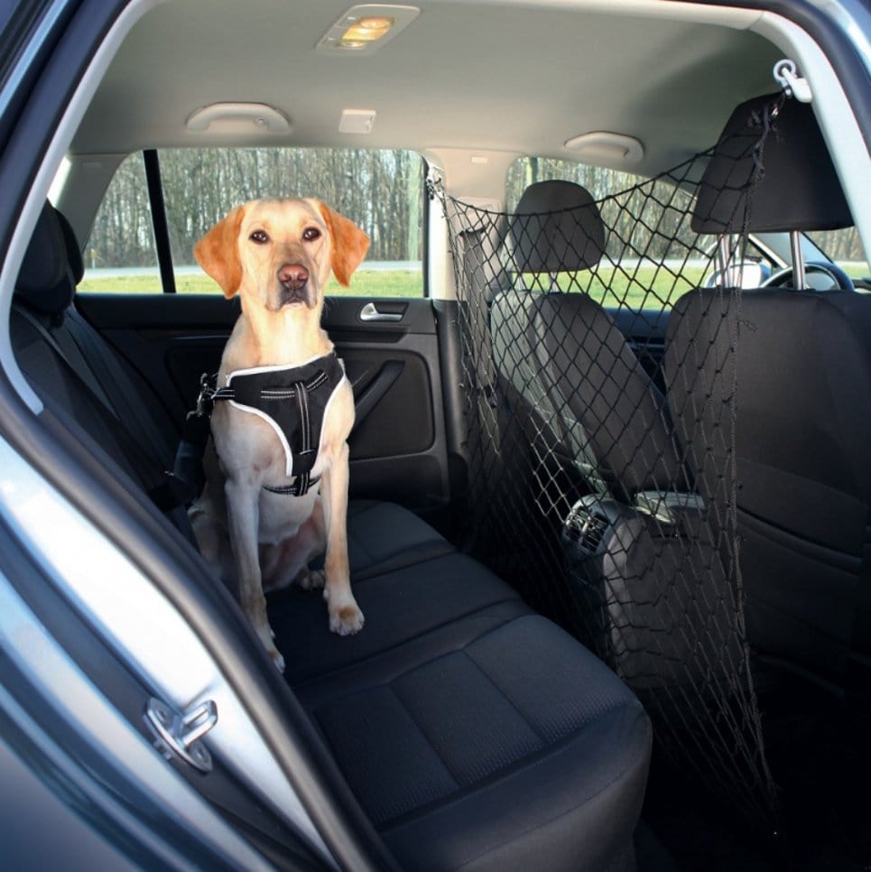 Trixie Divisorio Auto per Cane in Rete Nero 1 x 1 m